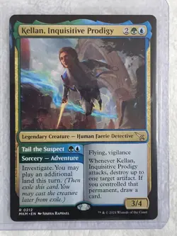 MTG Kellan, Inquisitive Prodigy #212 Murders at Karlov Manor Magic Card Rare NM - Image 4