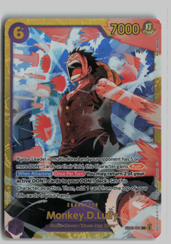 One Piece TCG CCG Monkey.D.Luffy EB02-061 SEC Secret Rare - PRB-02 - English - Image 1