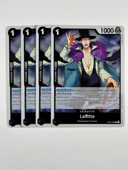 Laffitte Playset OP09-095 x4 Emperors in the New World One Piece TCG NM - Image 1