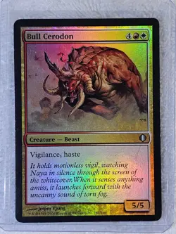 MTG Bull Cerodon FOIL #161 Alara Reborn (ARB) 2009 Magic Card U NM - Image 5