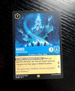 Hades 147/204 The First Chapter Legendary Disney Lorcana TCG - Image 1