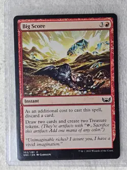 MTG Big Score #102 Streets of New Capenna Magic Gathering Card NM - Image 4