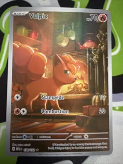 2025 Pokemon TCG Mega Evolution 138/132 Vulpix IR Illustration Rare II - Image 1
