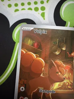 2025 Pokemon TCG Mega Evolution 138/132 Vulpix IR Illustration Rare II - Image 2