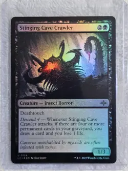MTG Stinging Cave Crawler FOIL #124 The Lost Caverns of Ixalan Card U NM - Image 4