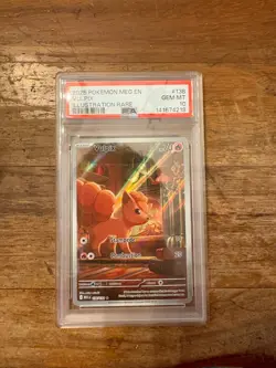 Pokemon Vulpix Illustration Rare Holo Me01: Mega Evolution PSA 10 138/132 2025 - Image 1