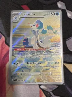Primarina 088/084 Pitch Black Illustration Rare Pokemon Card NM IR 88 - Image 1