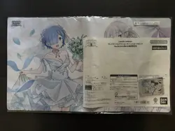 Bandai Union Arena Re:ZERO Rem Emilia Playmat + Action Point Card UAPR-REZ-AP01 - Image 1
