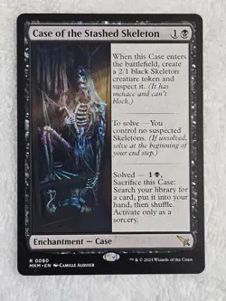 MTG Case of the Stashed Skeleton #80 Murders at Karlov Manor Magic Card Rare NM - Image 1