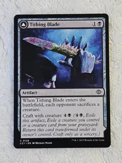 MTG Tithing Blade #128 The Lost Caverns of Ixalan Magic Card Near Mint - Image 3