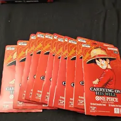 Bandai One Piece Card Game OP-13 Carrying On His Will English 11x Packs 12-Card - Image 1