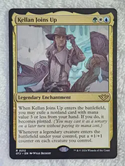 MTG Kellan Joins Up Outlaws of Thunder Junction (OTJ) #212 Magic Card Rare NM - Image 2