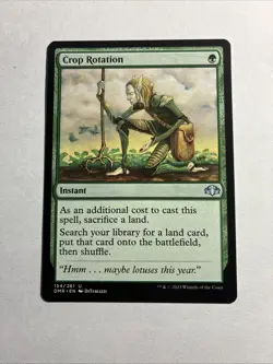 Crop Rotation - Dominaria Remastered MTG Plus Bonus Card!!! - Image 1