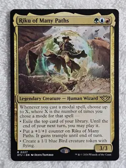MTG Riku of Many Paths Outlaws of Thunder Junction (OTJ) #227 Card Rare NM - Image 1