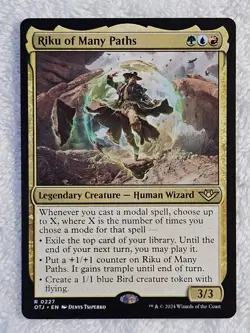 MTG Riku of Many Paths Outlaws of Thunder Junction (OTJ) #227 Card Rare NM - Image 2