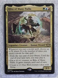 MTG Riku of Many Paths Outlaws of Thunder Junction (OTJ) #227 Card Rare NM - Image 4