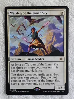 MTG Warden of the Inner Sky #43 The Lost Caverns of Ixalan Magic Card Rare NM - Image 1