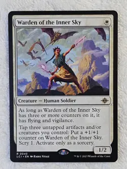MTG Warden of the Inner Sky #43 The Lost Caverns of Ixalan Magic Card Rare NM - Image 2