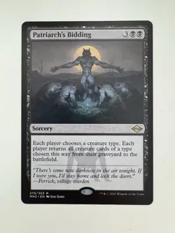 Patriarch’s Bidding MTG Magic the Gathering Card NM Near Mint MH2 - Image 1