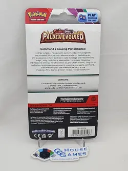 Paldea Evolved Carded Booster Pack Pokemon Growlithe 024Promo + Coin*CCGHouse*BJ - Image 2