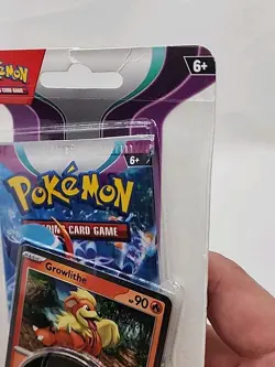 Paldea Evolved Carded Booster Pack Pokemon Growlithe 024Promo + Coin*CCGHouse*BJ - Image 5