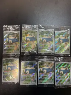 LOT of 8 Pokemon Snorlax Promo Scarlet & Violet 151 051 Cards - Image 1