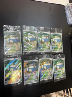 LOT of 8 Pokemon Snorlax Promo Scarlet & Violet 151 051 Cards - Image 2