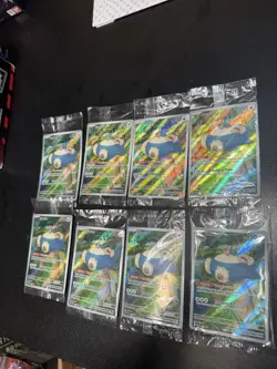 LOT of 8 Pokemon Snorlax Promo Scarlet & Violet 151 051 Cards - Image 3