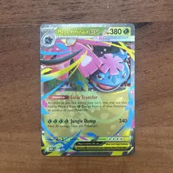 Pokemon TCG Mega Venusaur Ex MEP 013 Black Star Promo Card NM - Image 1