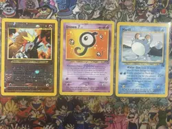 Pokemon Promo TCG Holo 3-Card Lot 🌀 Entei 6/64 Unown J #38 Marill #29 LP - Image 1