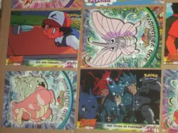 18 Topps 1999 Pokemon trading cards 2 Holographs, others & Base Set - Image 2