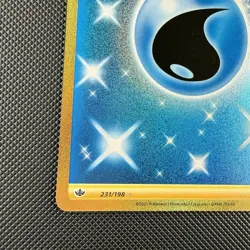 Pokemon TCG Water Energy 231/198 Chilling Reign Gold Secret Rare Holo Card - Image 5