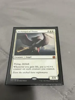 Magic the Gathering MtG TCG Iconic Masters Mythic Rare Archangel of Thune #8 - Image 1