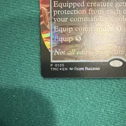 Magic: The Gathering Commander's Plate 0135 Promo FOIL English (TMNT)-$30 PreTax - Image 3