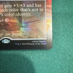 Magic: The Gathering Commander's Plate 0135 Promo FOIL English (TMNT)-$30 PreTax - Image 4