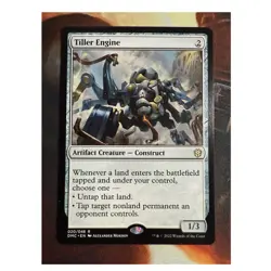 Wizards of the Coast Tiller Engine Artifact Creature Rare MTG DMC 020 EN 2022 - Image 1