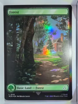 Forest (FOIL) - L110 - MTG - Universes Beyond: Assassin's Creed (ACR) - Image 1