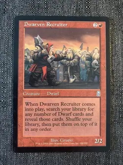 Dwarven Recruiter - LP - Odyssey - MTG Magic The Gathering - Image 1