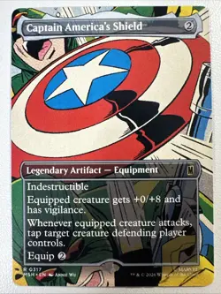 Captain America's Shield (Borderless) (0317) Marvel Super Heroes Regular - Image 1