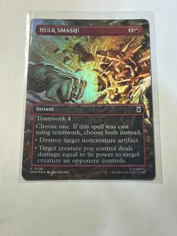 HULK SMASH! Common Foil 332 (Marvel Super Heroes) MTG Near Mint - Image 1