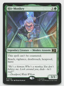 Hit-Monkey 723 Rare Commander: Marvel Super Heroes Magic: The Gathering NM - Image 1