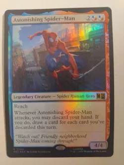 Foil Astonishing Spider-Man 0740 R Legendary Creature EN Mtg Magic The Gathering - Image 1