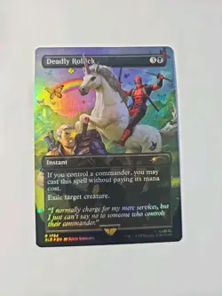 Deadly Rollick FOIL | MTG Deadpool Secret Lair Marvel NM M - Image 1