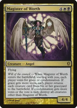 Foil - Magister of Worth - 48 / NM / English MTG - Image 1
