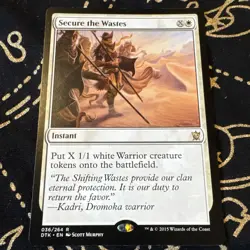 MTG Secure the Wastes Dragons of Tarkir 036/264 Regular Rare - Image 1