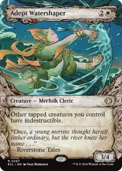 Adept Watershaper (Showcase) - 297 / English / Near Mint MTG - Image 1