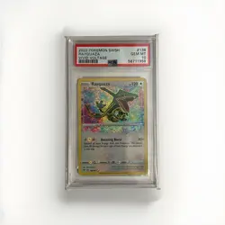 2020 Pokemon Sword & Shield Vivid Voltage Rayquaza 138/185 PSA 10 - Image 1