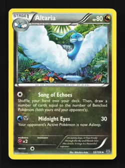 Altaria 53/108 MP Roaring Skies English Pokemon Card TCG - Image 1