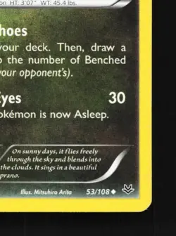 Altaria 53/108 MP Roaring Skies English Pokemon Card TCG - Image 3