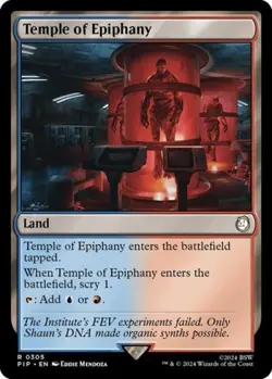 Temple of Epiphany - Near Mint MTG Universes Beyond: Fallout - Image 1